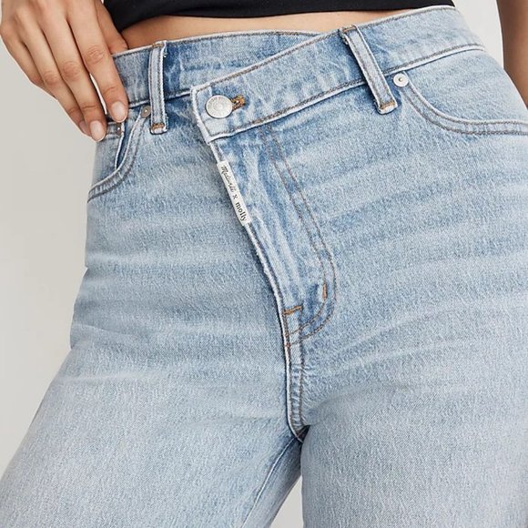 Madewell COOL Jeans - NWT crossover waist! Size 33 - Picture 1 of 5